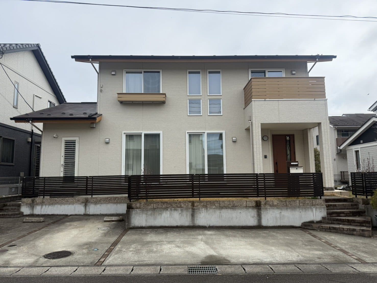 MARUICHI PAINT が施工した外壁塗装の住宅